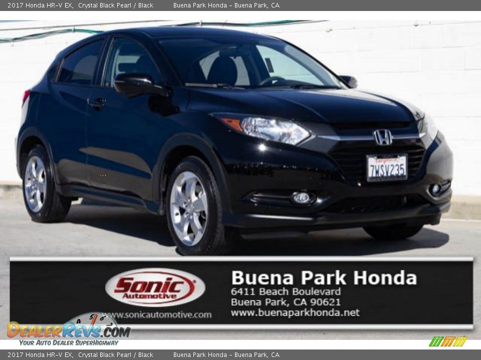 2017 Honda HR-V EX Crystal Black Pearl / Black Photo #1