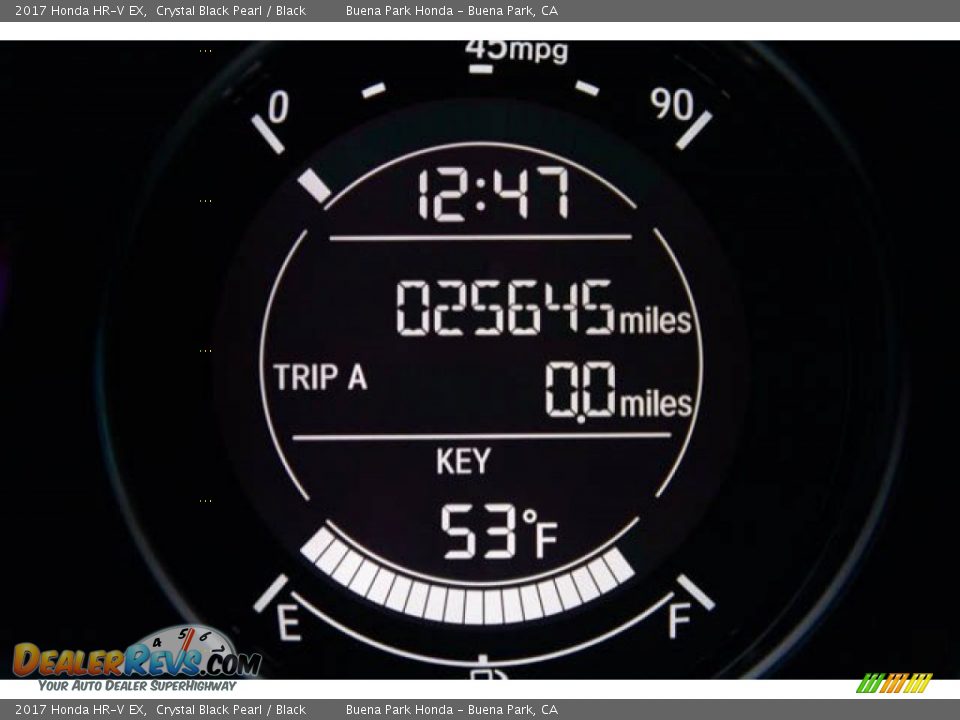 2017 Honda HR-V EX Crystal Black Pearl / Black Photo #6