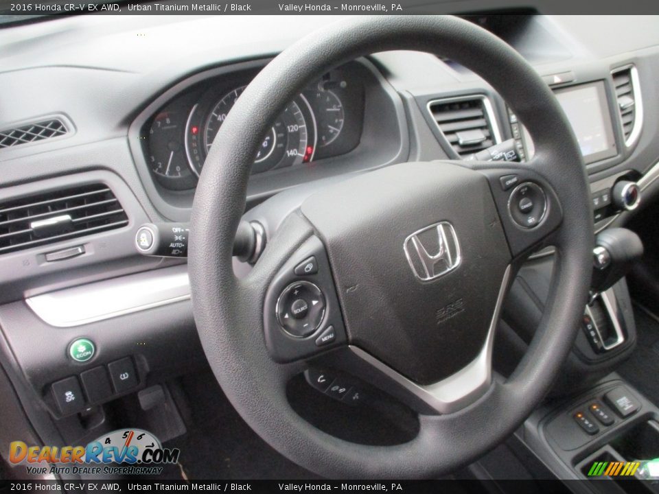 2016 Honda CR-V EX AWD Urban Titanium Metallic / Black Photo #13