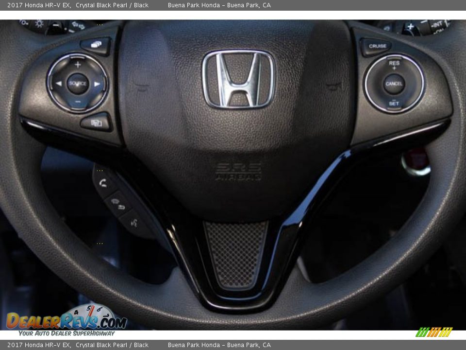 2017 Honda HR-V EX Crystal Black Pearl / Black Photo #13