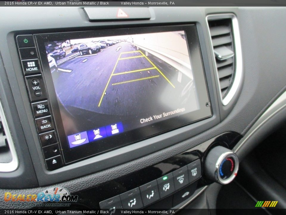 2016 Honda CR-V EX AWD Urban Titanium Metallic / Black Photo #15