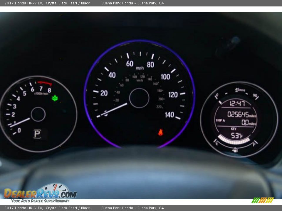 2017 Honda HR-V EX Crystal Black Pearl / Black Photo #27