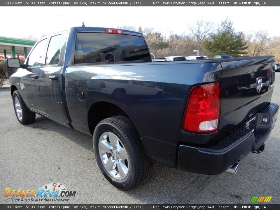 2019 Ram 1500 Classic Express Quad Cab 4x4 Maximum Steel Metallic / Black Photo #3
