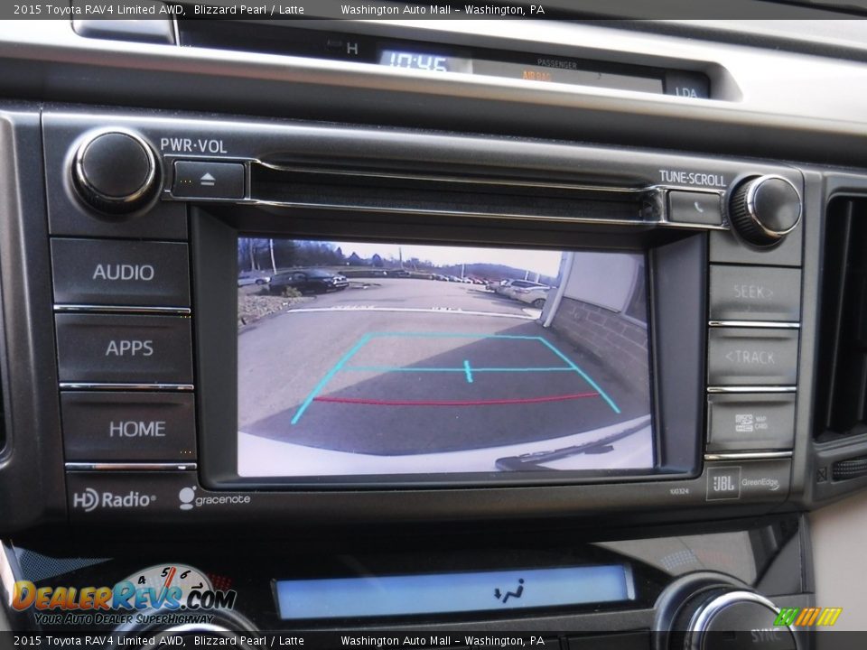 2015 Toyota RAV4 Limited AWD Blizzard Pearl / Latte Photo #18