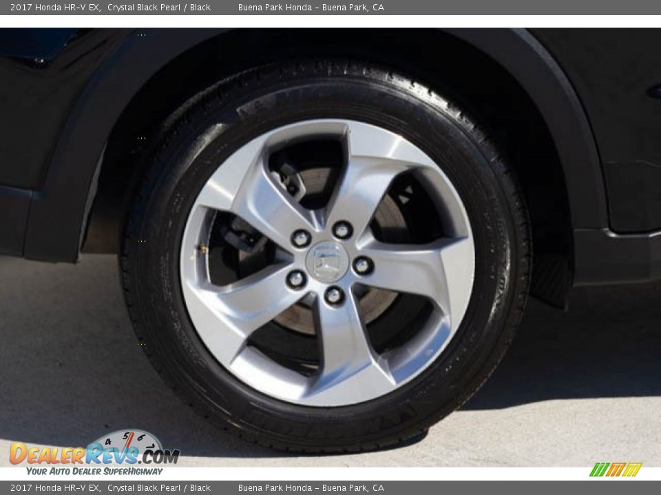 2017 Honda HR-V EX Crystal Black Pearl / Black Photo #34