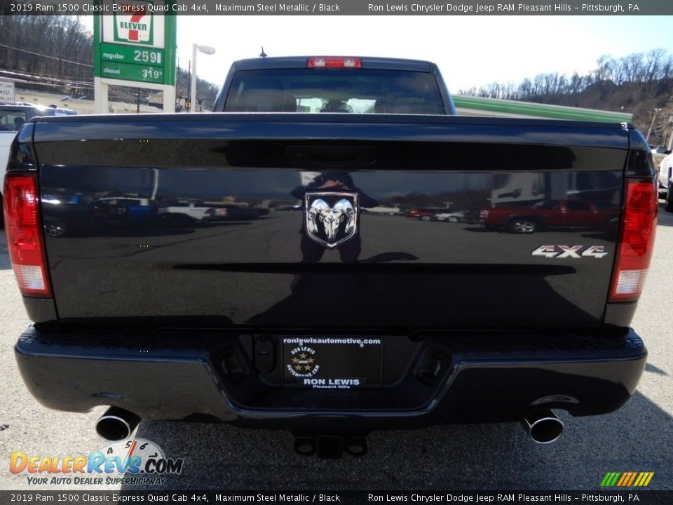 2019 Ram 1500 Classic Express Quad Cab 4x4 Maximum Steel Metallic / Black Photo #4