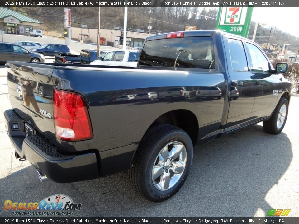 2019 Ram 1500 Classic Express Quad Cab 4x4 Maximum Steel Metallic / Black Photo #5