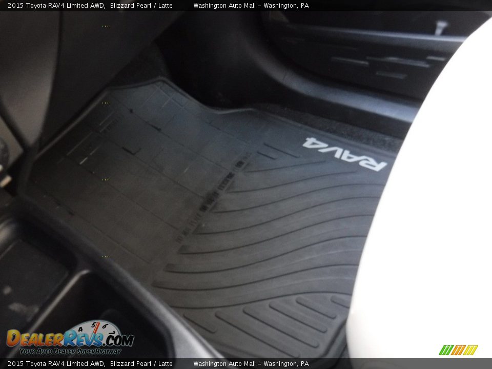 2015 Toyota RAV4 Limited AWD Blizzard Pearl / Latte Photo #21