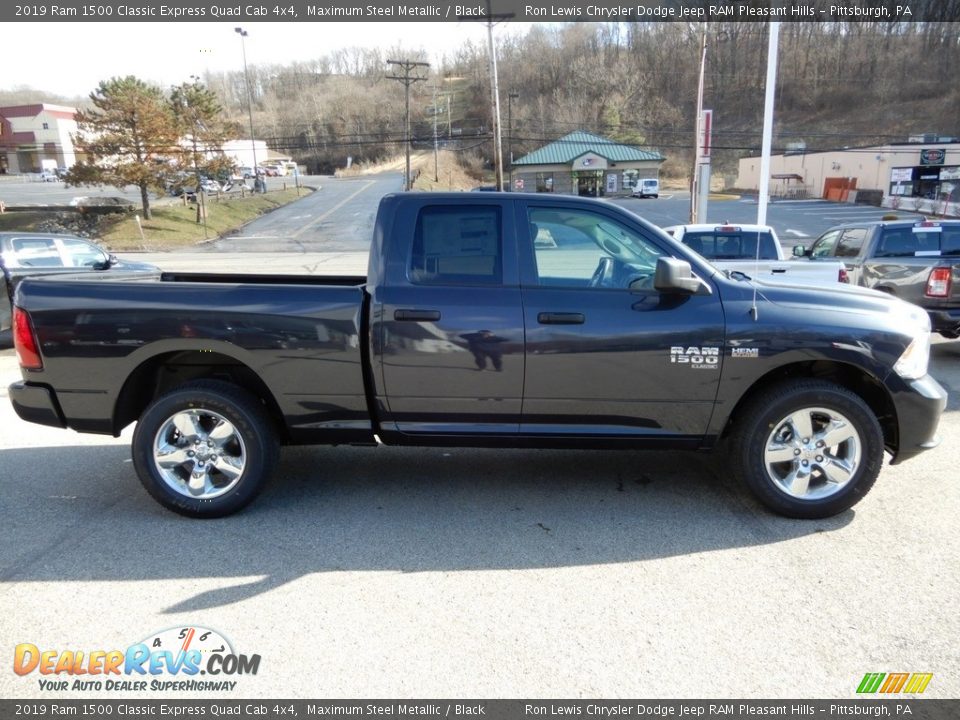 2019 Ram 1500 Classic Express Quad Cab 4x4 Maximum Steel Metallic / Black Photo #6