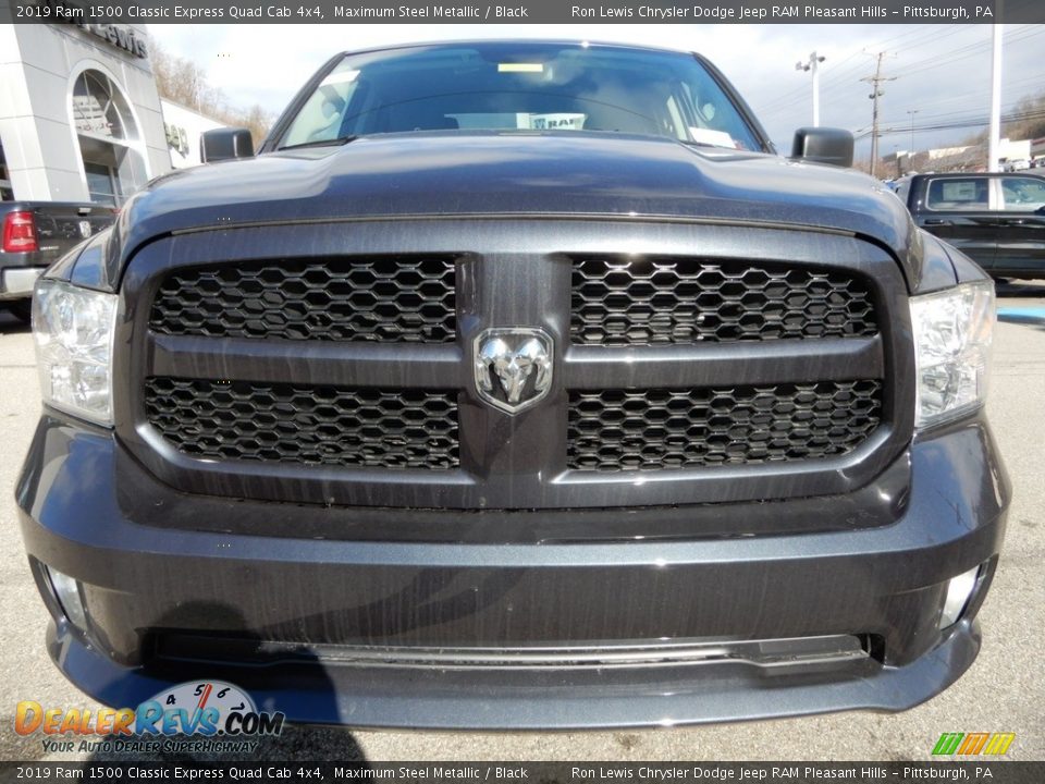 2019 Ram 1500 Classic Express Quad Cab 4x4 Maximum Steel Metallic / Black Photo #8