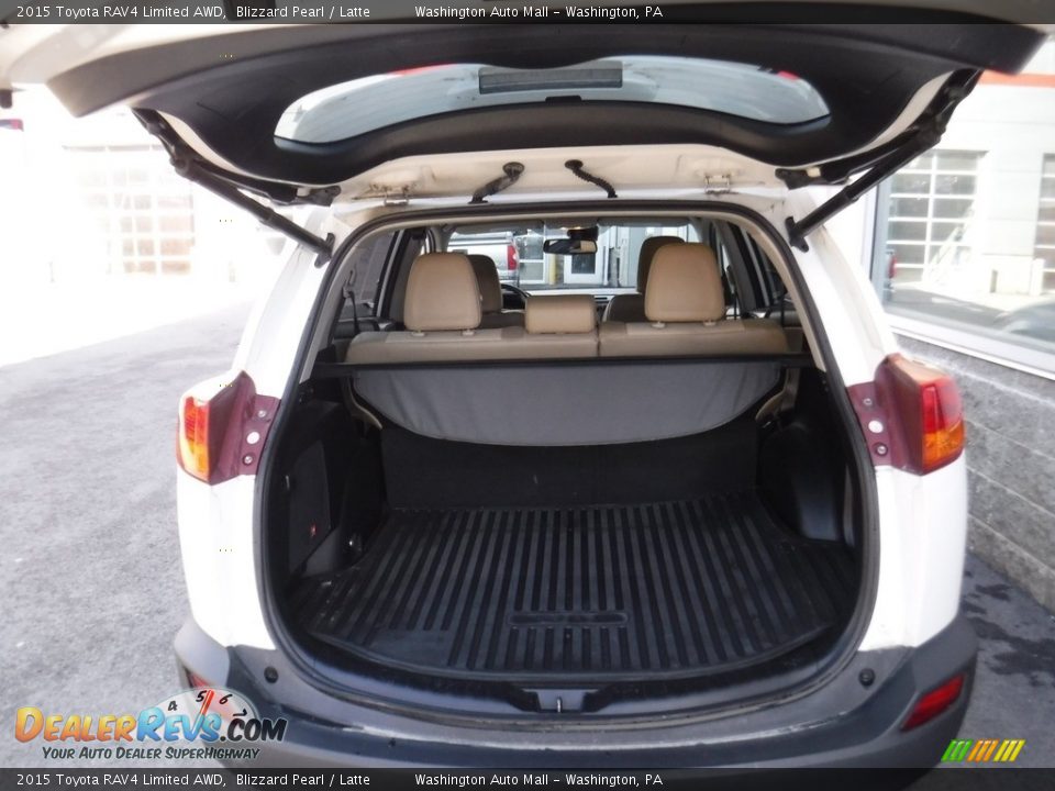 2015 Toyota RAV4 Limited AWD Blizzard Pearl / Latte Photo #26