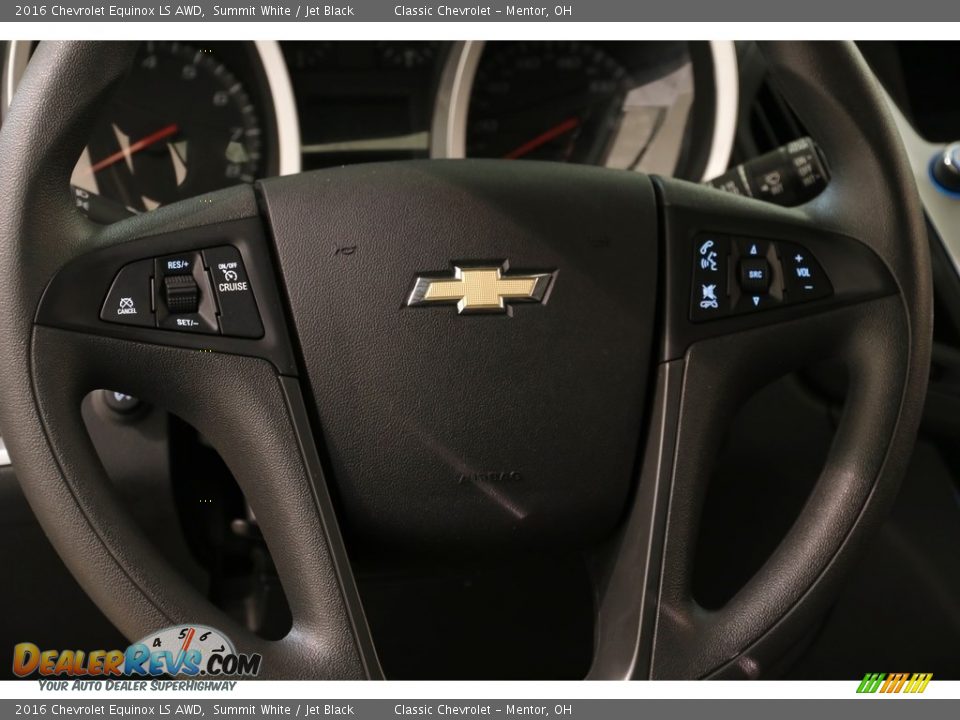 2016 Chevrolet Equinox LS AWD Summit White / Jet Black Photo #7