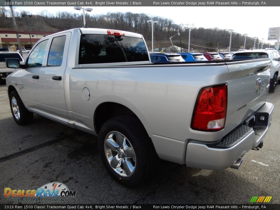 2019 Ram 1500 Classic Tradesman Quad Cab 4x4 Bright Silver Metallic / Black Photo #3