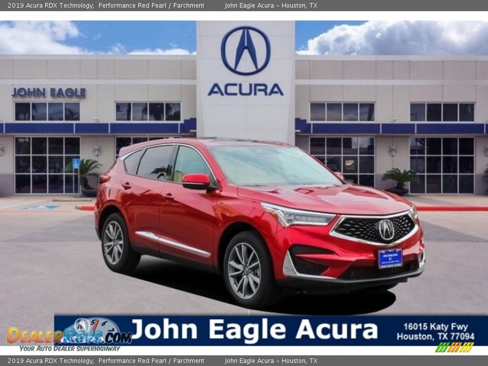 2019 Acura RDX Technology Performance Red Pearl / Parchment Photo #1