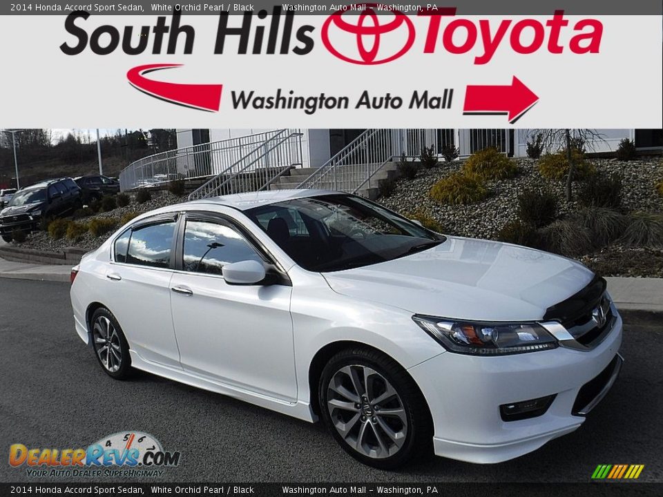 2014 Honda Accord Sport Sedan White Orchid Pearl / Black Photo #1