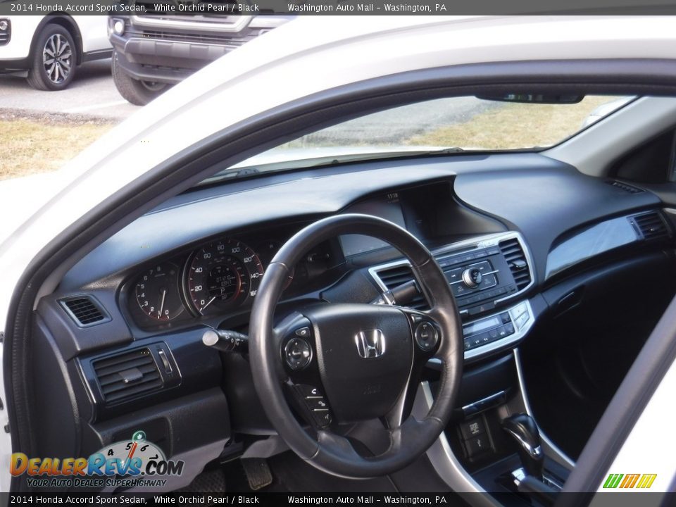2014 Honda Accord Sport Sedan White Orchid Pearl / Black Photo #12