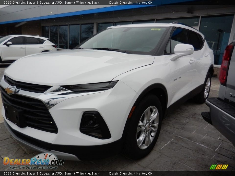 2019 Chevrolet Blazer 3.6L Leather AWD Summit White / Jet Black Photo #1