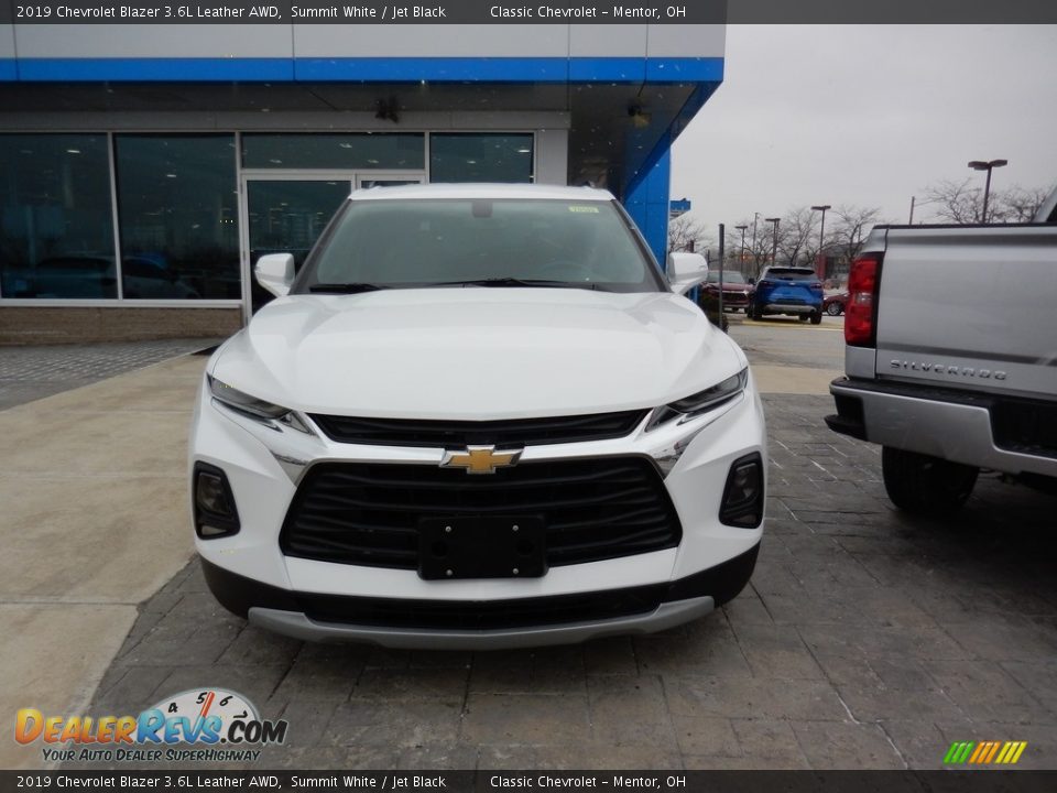 2019 Chevrolet Blazer 3.6L Leather AWD Summit White / Jet Black Photo #2