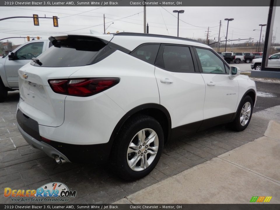 2019 Chevrolet Blazer 3.6L Leather AWD Summit White / Jet Black Photo #4