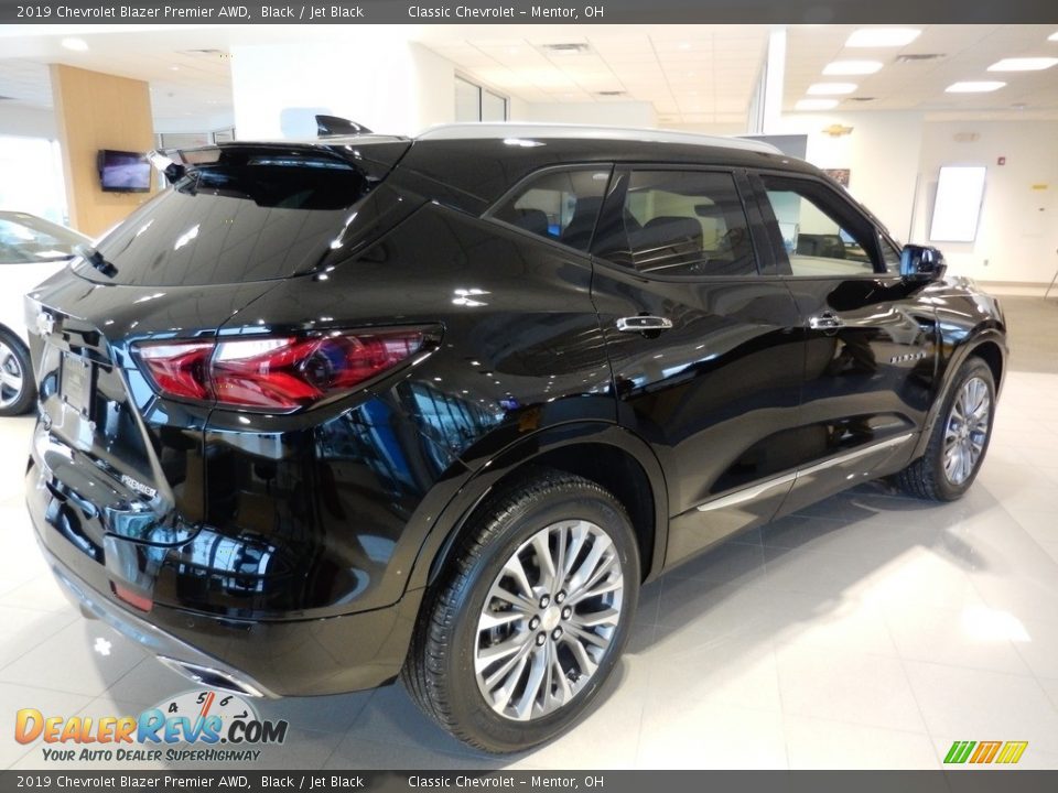 2019 Chevrolet Blazer Premier AWD Black / Jet Black Photo #4