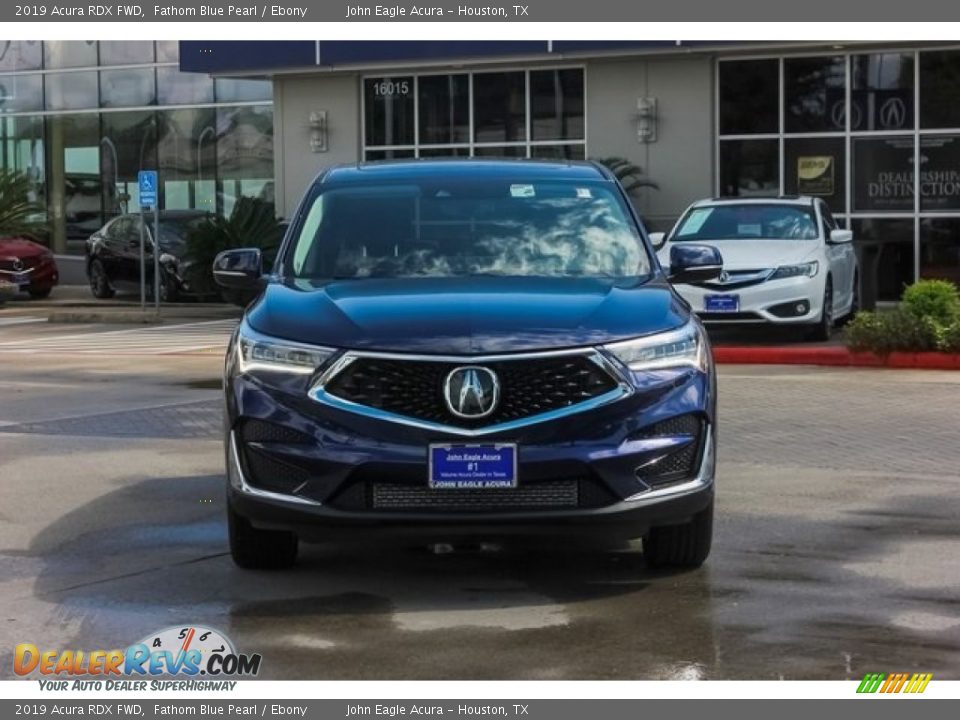 2019 Acura RDX FWD Fathom Blue Pearl / Ebony Photo #2