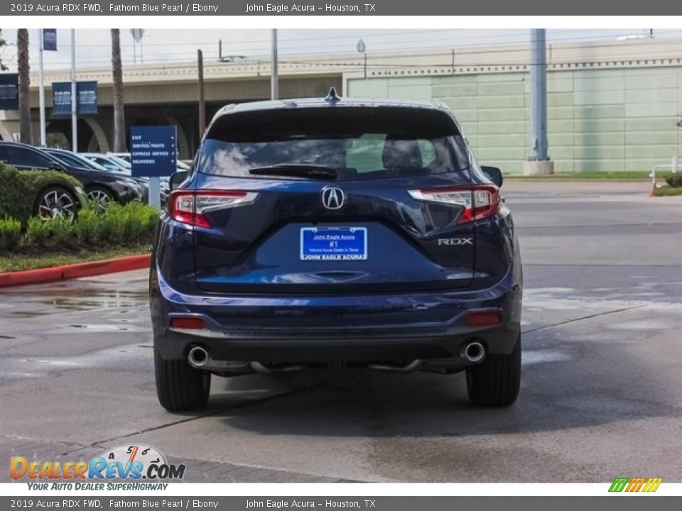 2019 Acura RDX FWD Fathom Blue Pearl / Ebony Photo #6