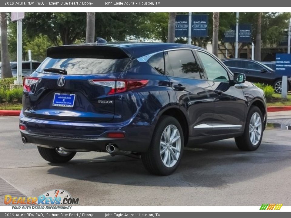 2019 Acura RDX FWD Fathom Blue Pearl / Ebony Photo #7
