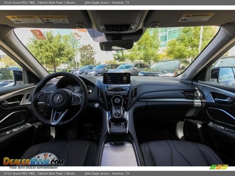 2019 Acura RDX FWD Fathom Blue Pearl / Ebony Photo #9