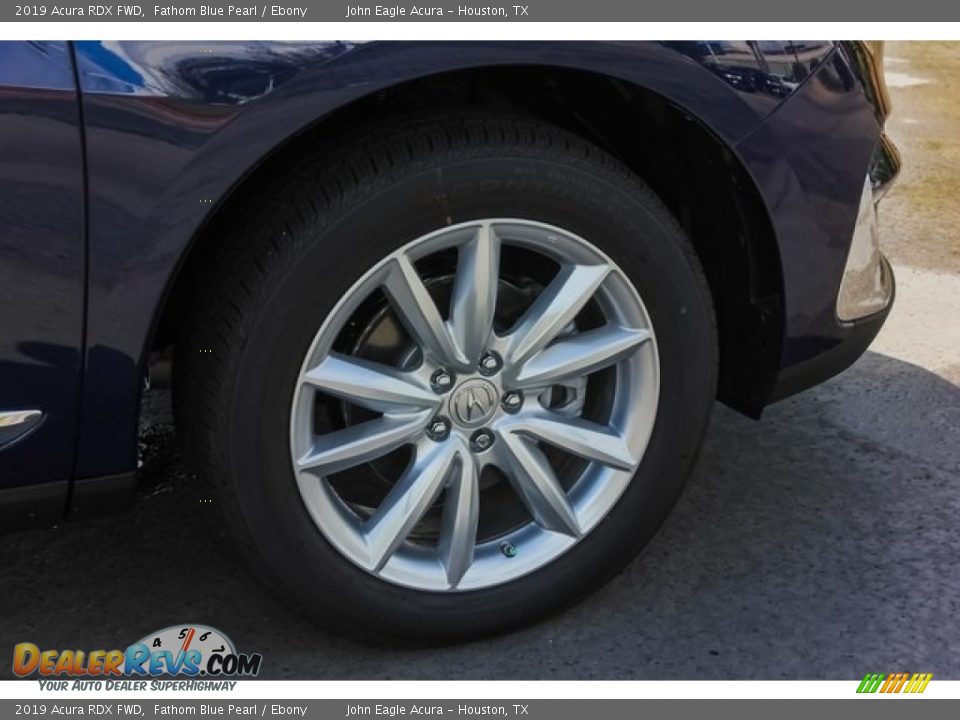 2019 Acura RDX FWD Fathom Blue Pearl / Ebony Photo #10