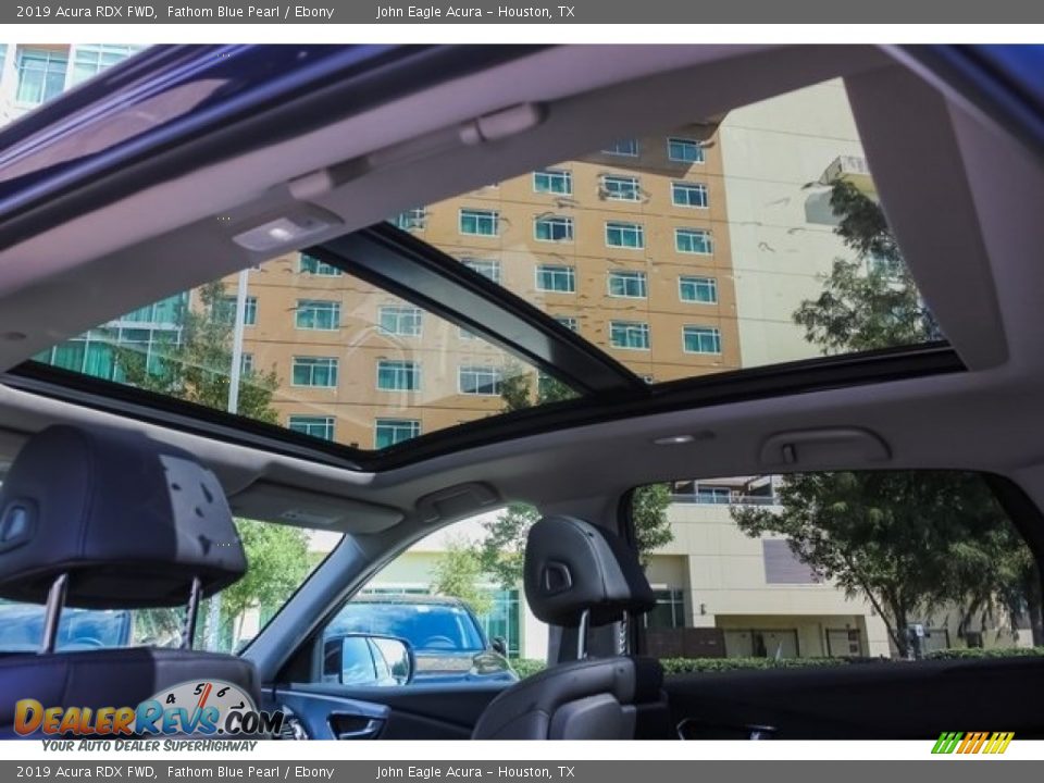 2019 Acura RDX FWD Fathom Blue Pearl / Ebony Photo #14