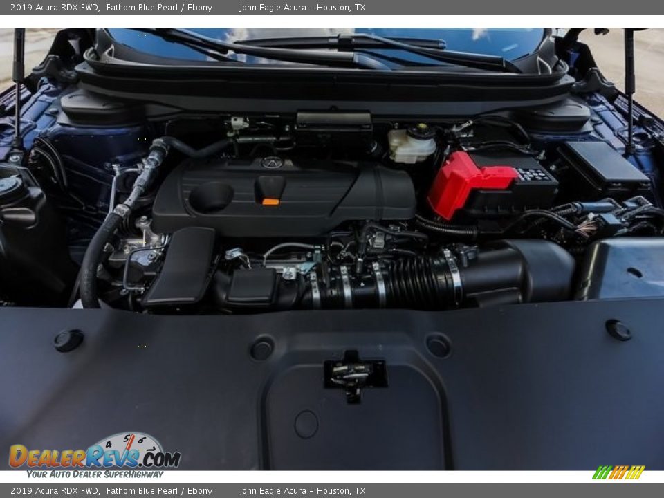 2019 Acura RDX FWD Fathom Blue Pearl / Ebony Photo #24