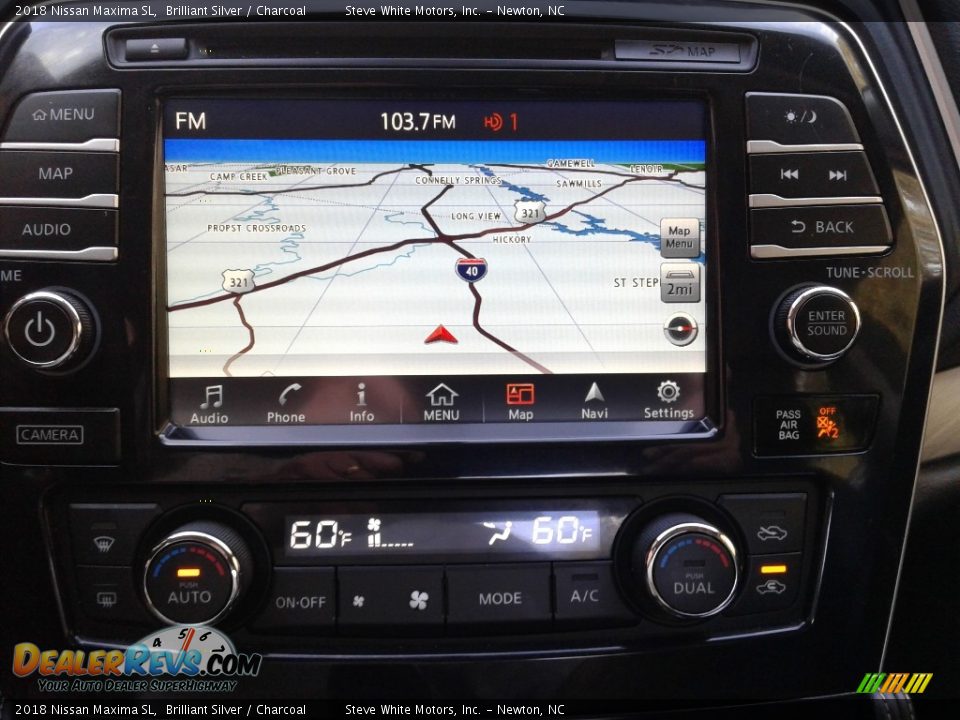 Navigation of 2018 Nissan Maxima SL Photo #24