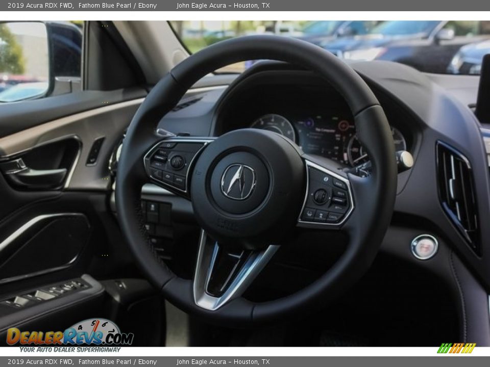 2019 Acura RDX FWD Fathom Blue Pearl / Ebony Photo #26