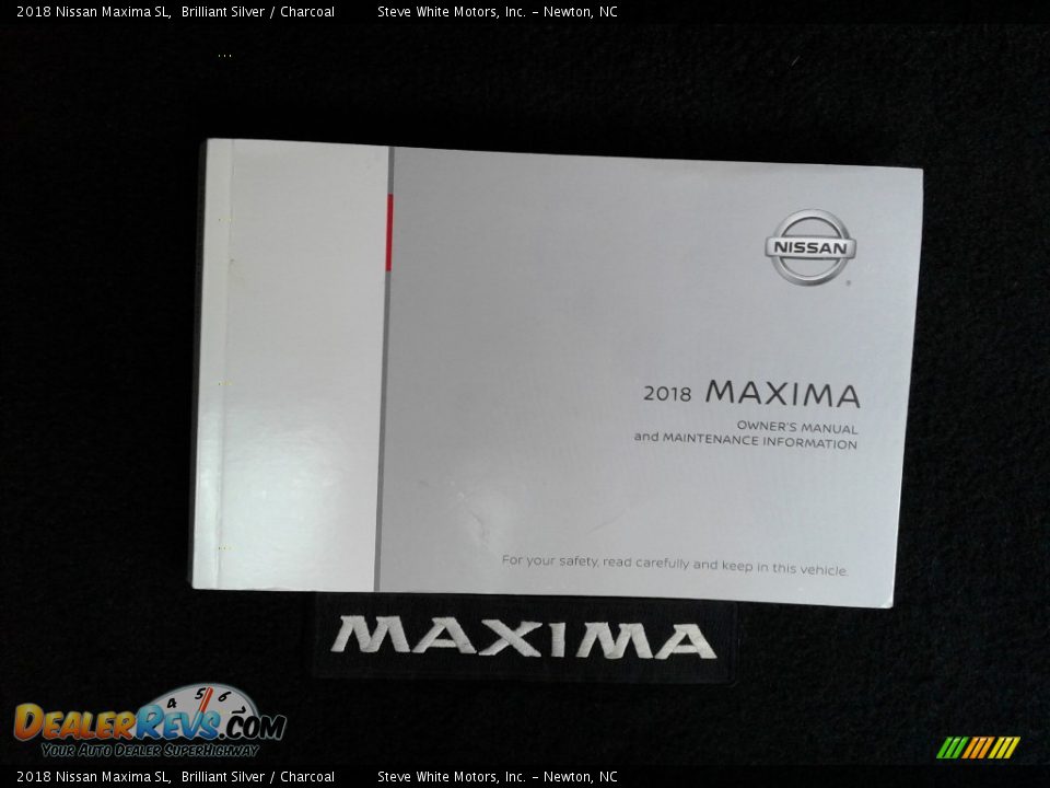 2018 Nissan Maxima SL Brilliant Silver / Charcoal Photo #33