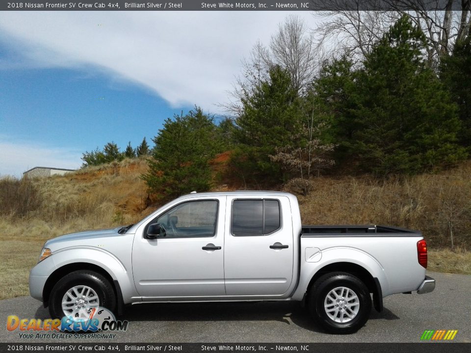 2018 Nissan Frontier SV Crew Cab 4x4 Brilliant Silver / Steel Photo #1