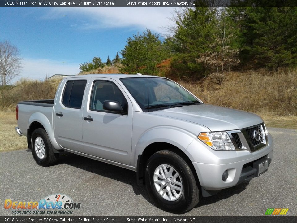 2018 Nissan Frontier SV Crew Cab 4x4 Brilliant Silver / Steel Photo #4