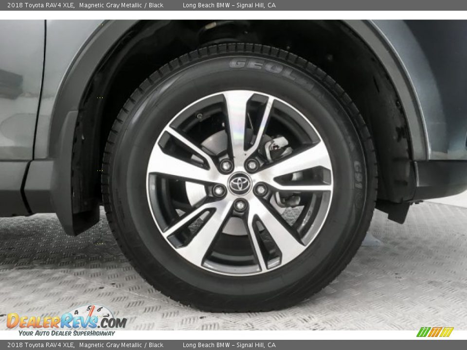 2018 Toyota RAV4 XLE Magnetic Gray Metallic / Black Photo #8