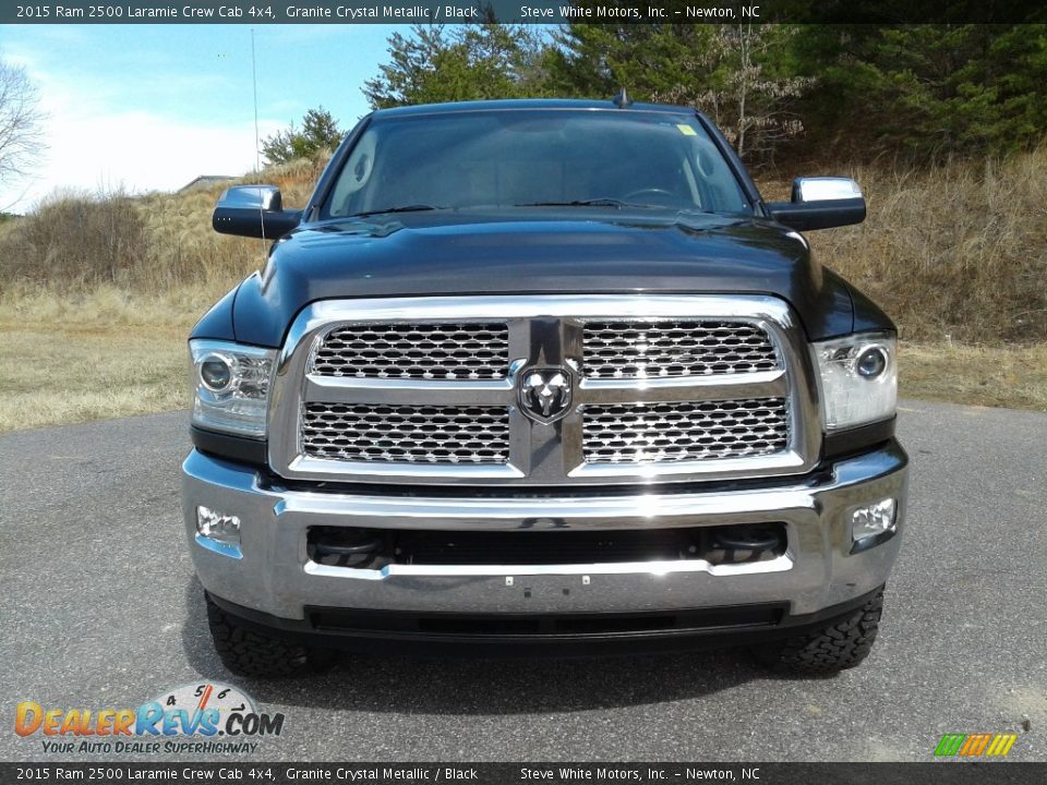 2015 Ram 2500 Laramie Crew Cab 4x4 Granite Crystal Metallic / Black Photo #3