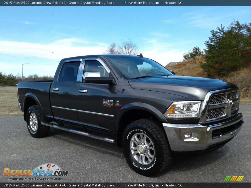 2015 Ram 2500 Laramie Crew Cab 4x4 Granite Crystal Metallic / Black Photo #4