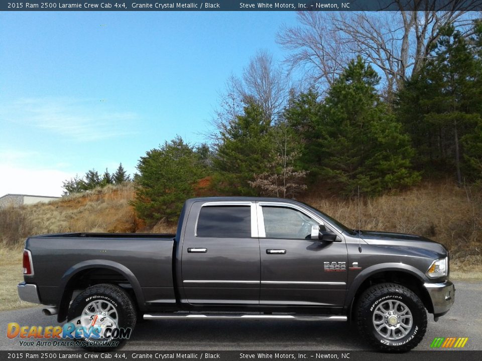 2015 Ram 2500 Laramie Crew Cab 4x4 Granite Crystal Metallic / Black Photo #5