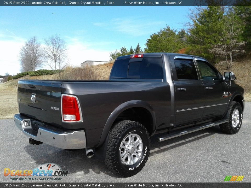 2015 Ram 2500 Laramie Crew Cab 4x4 Granite Crystal Metallic / Black Photo #6
