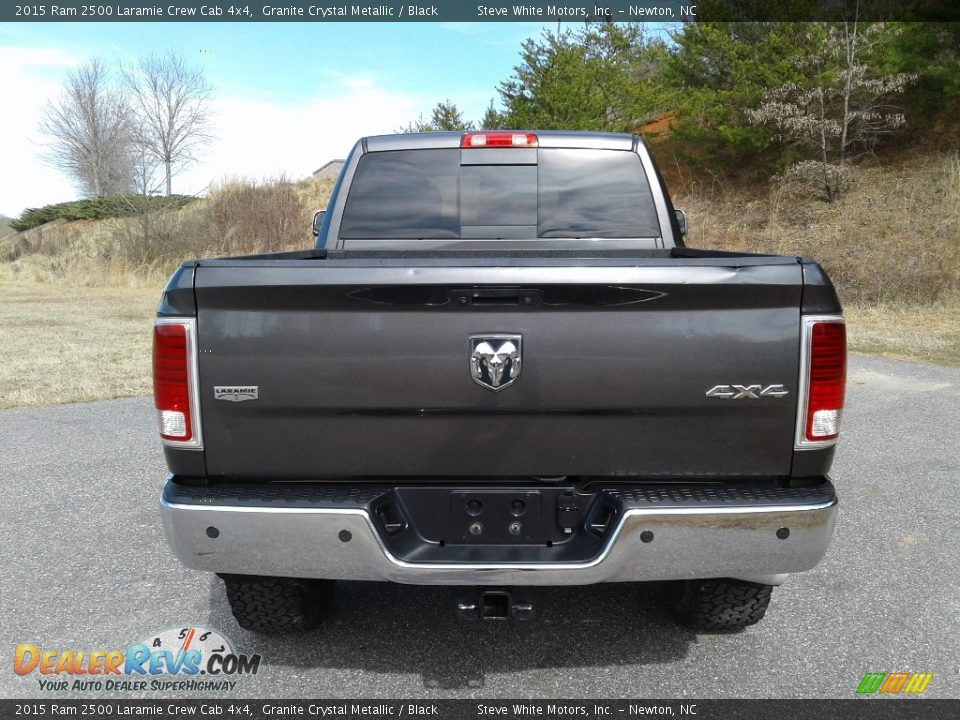 2015 Ram 2500 Laramie Crew Cab 4x4 Granite Crystal Metallic / Black Photo #7