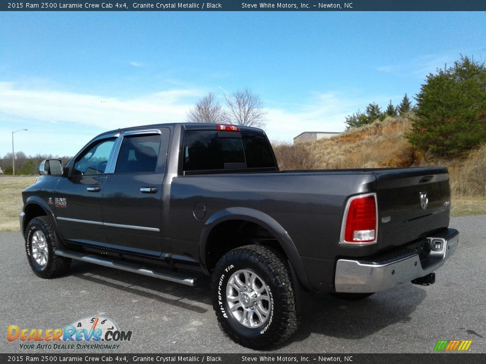 2015 Ram 2500 Laramie Crew Cab 4x4 Granite Crystal Metallic / Black Photo #8