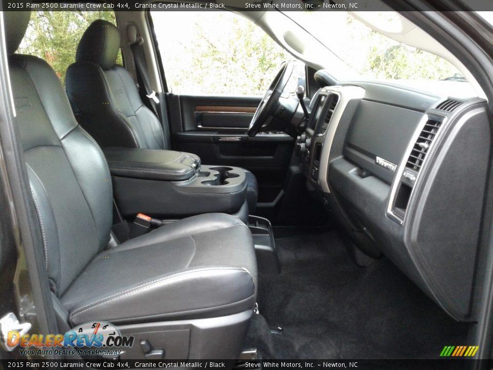 2015 Ram 2500 Laramie Crew Cab 4x4 Granite Crystal Metallic / Black Photo #15