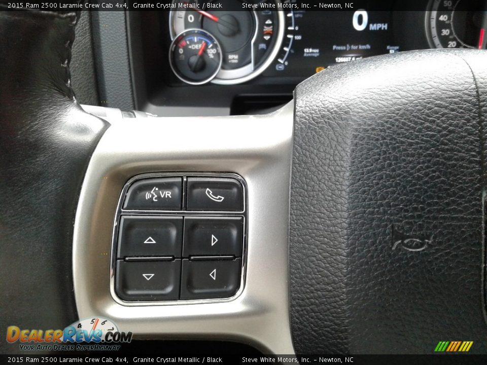 2015 Ram 2500 Laramie Crew Cab 4x4 Granite Crystal Metallic / Black Photo #17