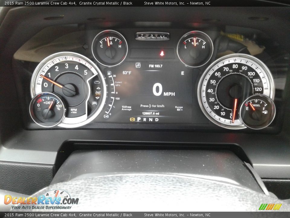 2015 Ram 2500 Laramie Crew Cab 4x4 Granite Crystal Metallic / Black Photo #19