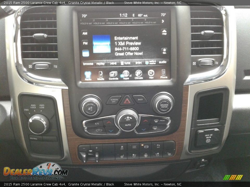 2015 Ram 2500 Laramie Crew Cab 4x4 Granite Crystal Metallic / Black Photo #20