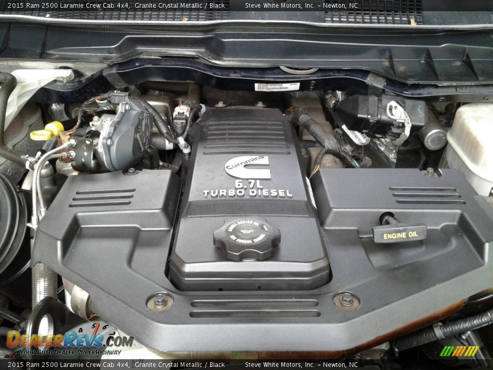 2015 Ram 2500 Laramie Crew Cab 4x4 Granite Crystal Metallic / Black Photo #35
