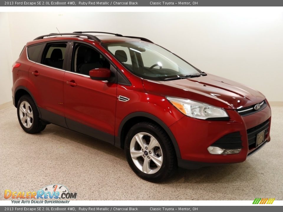 2013 Ford Escape SE 2.0L EcoBoost 4WD Ruby Red Metallic / Charcoal Black Photo #1