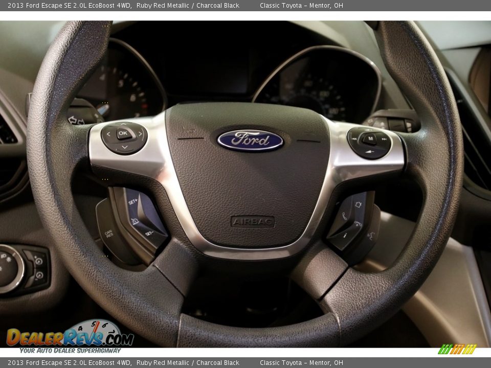 2013 Ford Escape SE 2.0L EcoBoost 4WD Ruby Red Metallic / Charcoal Black Photo #7